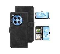 Eastcoo Flip Wallet Case for OnePlus 12R 5G, [3 Card Slots][Stand Function] PU Leather Shockproof Protective Case Cover for OnePlus 12R 5G 2024, Black