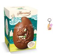 Easter 2022 Thorntons Milk Chocolate Dinosaur Easter Egg 151g with a Thank You Sticker - Easter Egg Gift For kids and Dinosaur Lovers