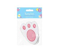 Easter 30 BUNNY FEET FOOTPRINT EGG HUNT RABBIT Paw Print 11cm