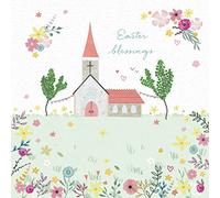 Easter 5 Card Pack - Floral Church