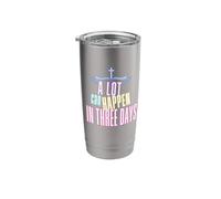 Easter A Lot Can Happen in Three Days New Chances Stainless Steel Insulated Tumbler