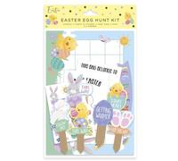 Easter Accessories - Egg Hunt Maps, Stickers, Markers and Bags - Easter Games Arrow Sign - Home Garden Decorations - Easter Egg Hunt Kit