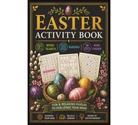 Easter Activity Book for Adults and Seniors Easy-to-Read: Puzzle Book Including Word Search, Sudoku and Mine Finder | Relaxation and Fun | Train your Brain