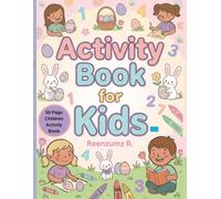 Easter - Activity Book for Kids: 50 Single Sided Page Activity Book for Kids-Easter Themed Mazes, Word Search, Alphabet, Counting, Matching Games, ... the Drawing (Holiday Activity Books for Kids)