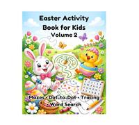 Easter Activity Book for Kids: Fun Easter Puzzles for Kids Ages 4-8 Spot the Difference • Counting • Patterns • Shadow Matching • Coloring