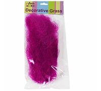 Easter Arts Craft Bonnet Decorations Egg Hunt - Decorative Grass Pink