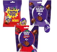 Easter Assorted Chocolate Eggs Variety Pack, Creme Egg Minis, Dairy Milk, Daim
