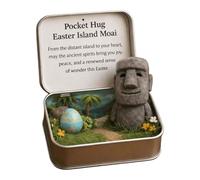 Easter Bag Hug Box, Easter Jesus Rabbit Bag Hug with Card and Box, Inspirational Gift for Coworkers and Girlfriends, Easter Basket Fillers, Statue, murders