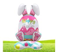 Easter Balloons, Giant 3D Standing Bunny Balloon Self, Supporting Festive Cheer, Animal Figure Spring Party Decorations For Garden Yard Lawn Patio
