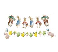 Easter Banner Paper Animals Ornament Happy Easter Decorative Banner Festive Holiday Garland For Living Room Patio Porch Birthday Party Farmhouse Wall Mantle Nursery Photo Props Colorful Spring Celebra