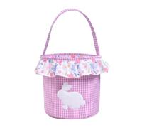 Easter Basket Bunny Storage Bucket for Toddler Boy Girls
