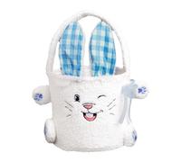 Easter Basket Rabbit,Stuffed Rabbit Storage Bag,Spill Proof Easter Bag - For Home Party Celebration Picnic Festival Snacks Toys Candy