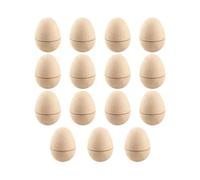 Easter Basket Stuffers - 15 Piece Paintable Egg Set Interactive Creative Craft Design Modern, Decorative Display Use + Party Favor Activity Pack, PP Durrable Qualiity Shells - For Kids Home Celebratio