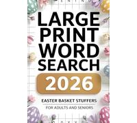 Easter Basket Stuffers 2026: Large Print Word Search for Adults and Seniors | Fun & Easy Easter and Spring Themed Puzzles | A Thoughtful Basket Filler Gift for Mom, Dad, Grandparents and Friends