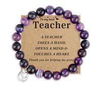 Easter Basket Stuffers Easter Gifts Teacher Gifts Bracelet for Women Teacher Appreciation Gifts for Women End of Year Gifts Teacher Student Gift Teacher