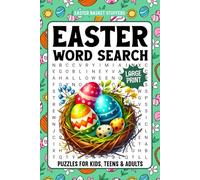 Easter Basket Stuffers: Easter Word Search Puzzles Large Print: Funny Easter Activity Book For Kids, Teens & Adults, Easter Gifts For Kids