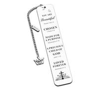 Easter Basket Stuffers for Teens Baptism Gifts for Girl Christian Bookmarks First Communion Gifts for Girls Boys Bible Bookmarks Easter Gifts for Women Faith Based Confirmation Gifts for Teen Girls