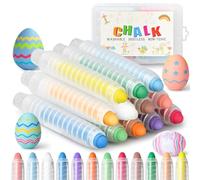 Easter Basket Stuffers for Teens Kids - Easter Basket Essentials 12 Pcs Dustless Chalk Non-Toxic Washable Outdoor Toddlers 1-3 Toys for Kids Girls Boys Drawing Art Supplies Arts Crafts 4-8 8-12 10-12