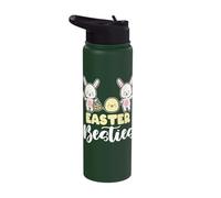 Easter Besties Cute Bunny and Chick Stainless Steel Insulated Water Bottle