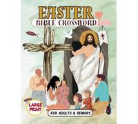 Easter Bible Crossword for Adults: Easter Bible Crossword Book for Adults, A Spiritual Journey for Adults