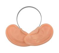 Easter Big Ears Costume Accessory - 9.45in Rubber Oversized Ears for Kids & Adults | Ear Prop for Easters Party Games | Flexible Rubber Big Ear | Easter Dress Up Gift fr Family Fun