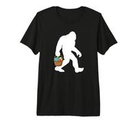 Easter Bigfoot Holding an Easter Basket Premium T-Shirt