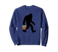 Easter Bigfoot holding an Easter basket Sweatshirt