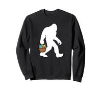 Easter Bigfoot holding an Easter basket Sweatshirt