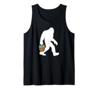 Easter Bigfoot Holding an Easter Basket Tank Top