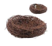 Easter Bird Nest - Rattan Craft Nest, Breathable Artificial Decoration, Handcrafted Ornament | Cute Bird Home Design For Garden, Wedding, Home, Courtyard, Party, Christmas, DIY Crafts, Table Decor, Ou