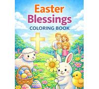 Easter Blessings Coloring Book: A Faith-Filled Easter Coloring Book with Gratitude Quotes, Spring Scenes, and Gentle Christian Illustrations for Kids ... 250 Patriotic Easter Coloring Book Series)