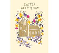 Easter Blessings Divine Blooms Ahead Contemporary Easter Greeting Card EBL006
