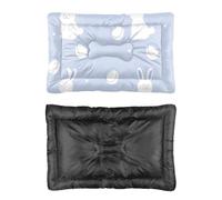 Easter Blue Bunny Dog Bed, Pet Bed Scruffs Dog Non Slip Bottom Soft Crate Large Waterproof Beds Multi Scenario Pet Bedding Gift Printed Blankets for Medium Dogs 60 X 45 cm