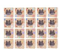 Easter Boxes, 24 Pieces Cute Box with Transparent Window in the Shape of Rabbit Head for Easter Packaging Box, for Cakes Biscuits Treats Snacks Toys Crafts Project D