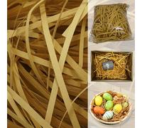 Easter Brown Natural Shredded Kraft Paper - 50g, Crafting Hamper Shred for Gift Box | Crinkle Paper For Bonnet and Basket Decor for Easter, Gift Box Or Hamper Fill