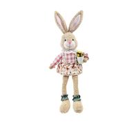 Easter Bunny, 23.2" Soft Long Leg Stuffed Animals, Cute Rabbit Figurines, Holiday Decorations for Home, Office, Cuddly Presents for Kids, Party Favor, Easter Stuffing