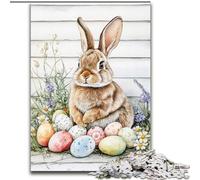 Easter Bunny Baby Jigsaw Puzzles for Teenagers 1000, for 14+ Train Your Brain And Your Hands Christmas Game Gifts (26x38cm)
