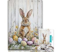 Easter Bunny Baby Puzzles for Adults Teens 1000 Pieces,Help The Brain Exercise Addictive Toys to Cultivate Patience Great Gift (75x50cm)