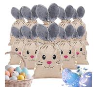 Easter Bunny Bag | Rabbit Gift Bag Set | Festive Bags For Biscuits, For Spring Party Filling Basket Family Meeting Wedding Chocolate Factory Office