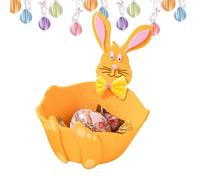 Easter Bunny Basket, Easter Storage Basket - Bunny Felt Easter Nest Basket for Sweets Spring Party Accessories, Lightweight Nursery Boxes, Table Decorations for Room Decoration