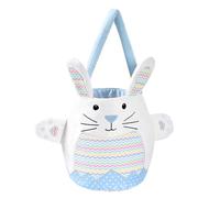 Easter Bunny Basket - Plush Bush Basket Bunny, Spring Spring Basket Tote Bot Bucket | Reusable Bunny Bags With Handles, Soft Fabric Bunny Bunny Containit, blue, riferimento alla descrizione,
