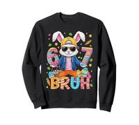 Easter Bunny Boys Kids Girls Cool Six Seven 67 Bruh Sweatshirt
