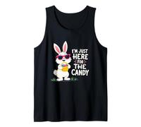 Easter Bunny Candy Lover Spring Fun Sunglasses Holiday Kids Tank Top