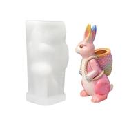 Easter Bunny Casting Mould - Epoxy Silicone Mould, Spring Craft Supply, Stmpo Casting Intricate Rabbit Resin Figures, Advanced Set of