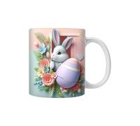 Easter Bunny Coffee Mug - 350 ml Leak-Proof Funny Desk Decoration | Spring Cups Tea Cups | Cup for Home Living Room Kitchen Dining Table Office Dorm School Festival Party
