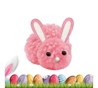 Easter Bunny Craft - Rabbit Plush Decorations, Bunny Easter Craft Kit with Complete Supplies, Party Favors Activity, Classroom Rewards, Boys Girls School Nursery Kids for Fun Holiday Crafting