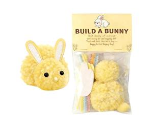 Easter Bunny Craft - Rabbit Plush Decorations, Bunny Easter Craft Kit with Complete Supplies, Party Favors Activity, Classroom Rewards, Boys Girls School Nursery Kids for Fun Holiday Crafting