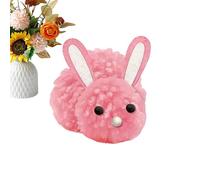 Easter Bunny Crafts for Kids - 8 x 6 x 10 cm, Easy DIY Rabbit, Animal Plush Making Kit, Creative Activity Project for Classroom, Rewards, Party Favors, Girls