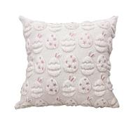Easter Bunny Cushion Covers, 45 x 45 cm, Spring Decorative Cushion for Couch, Sofa and Couch Cushion Covers, for Bedroom, Home, Living Room, Student Dorm, Reading Corner, Apartment, Country House