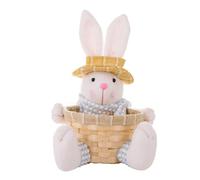 Easter Bunny Decor - Easter Decoration Bunny Gnome Figurines - Easter Decoration Doll - Spring Easter Table Decor Gift (C-Candy Storage Basket Bunny,Male)